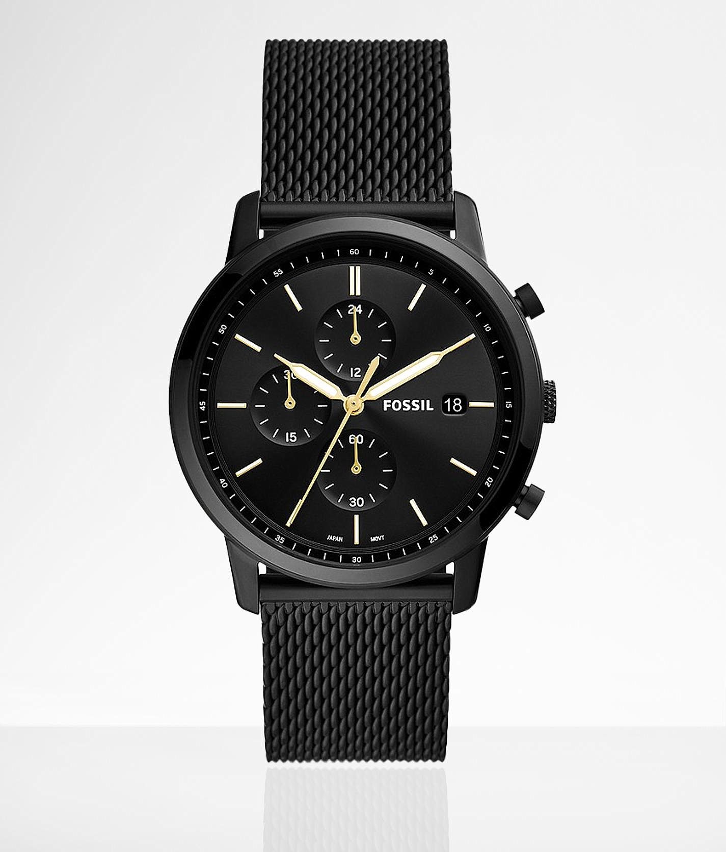 Fossil Minimalist Watch - Men's Watches in Black | Buckle