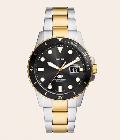 Fossil Two Tone Watch front view