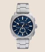Fossil Machine Chronograph Watch - Men's Watches in Silver