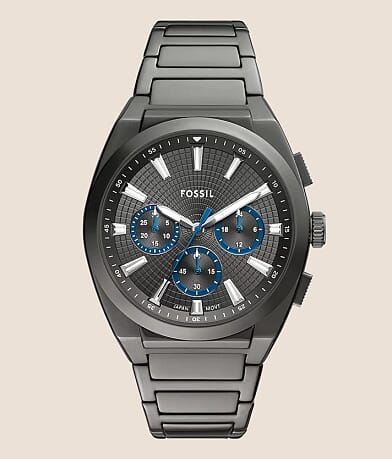 Fossil Everett Chronograph Watch front view