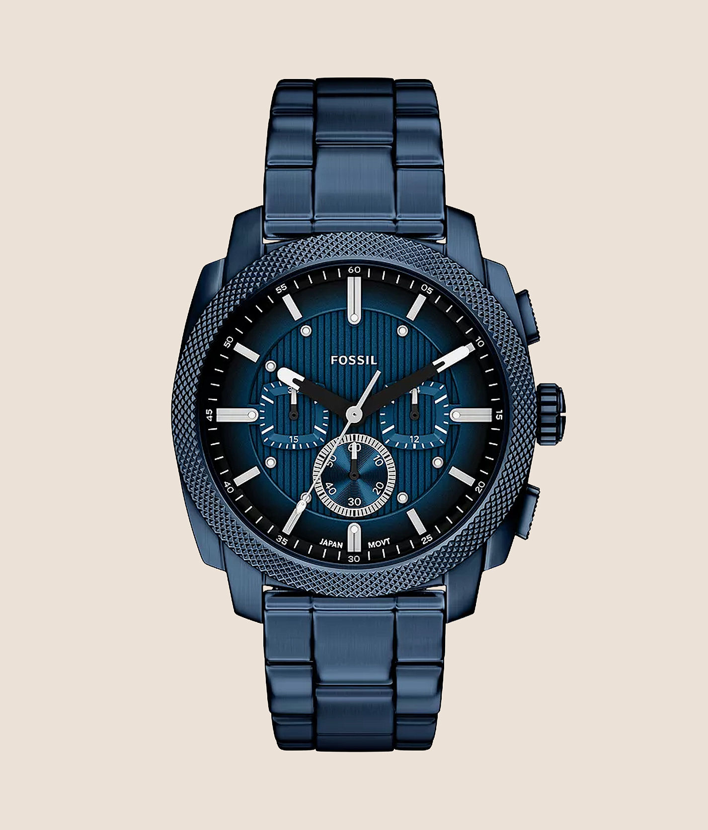 FOSSIL FS6107 クロノグラフ 腕時計 メンズ 美品 箱付き Fossil Machine Watch - Men's Watches in Blue | Buckle