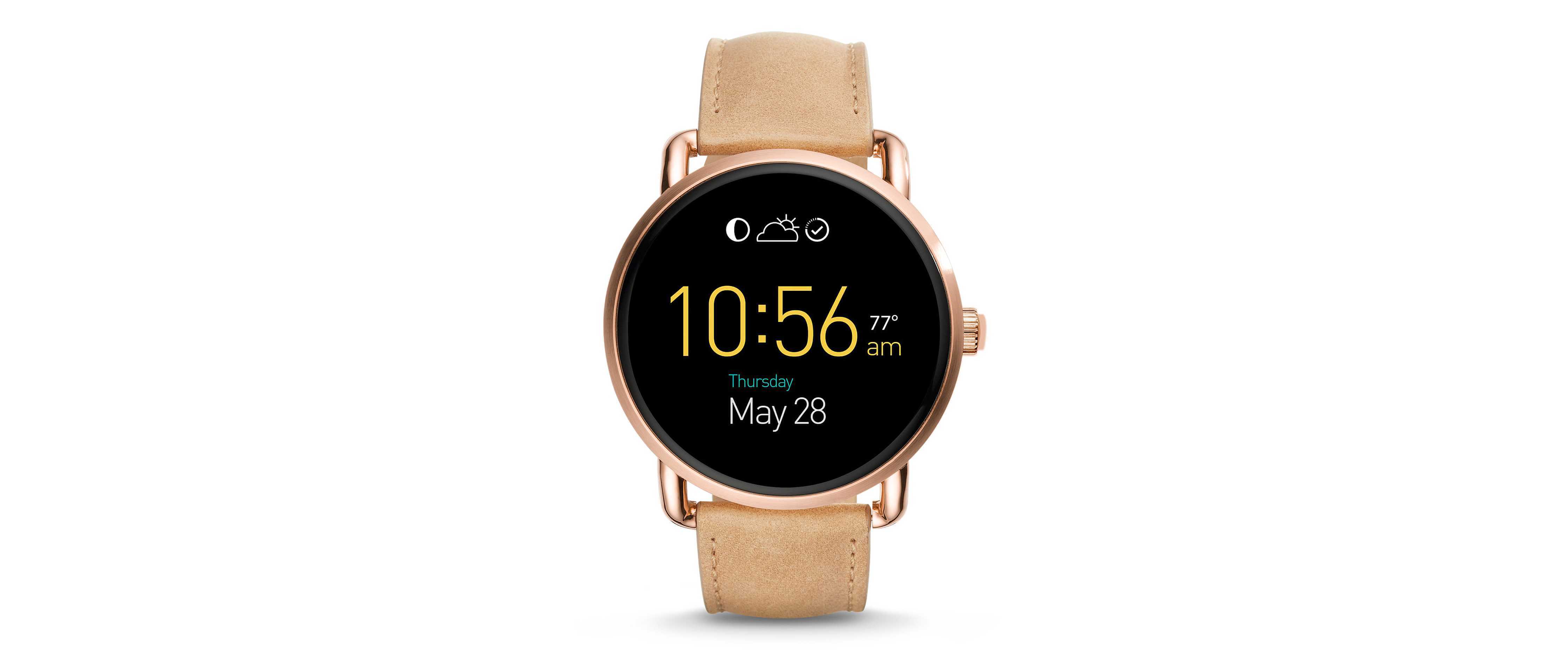 fossil q touchscreen smartwatch wireless charger
