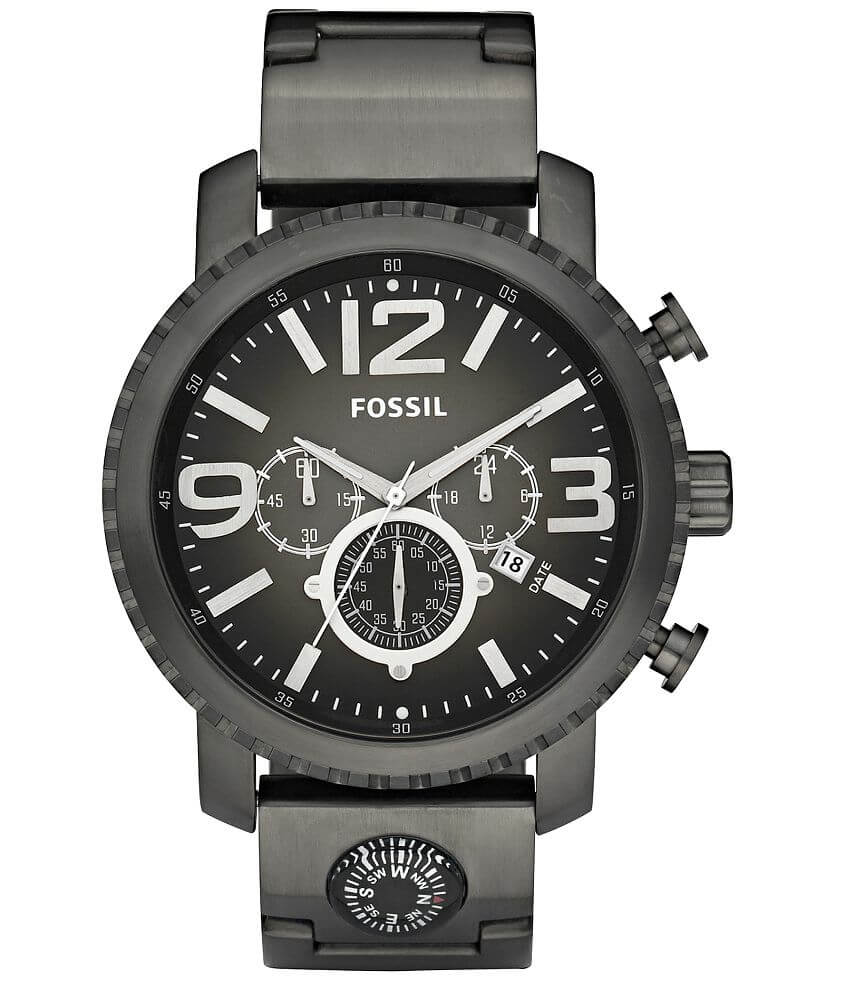 Fossil Gage Smoke IP Watch front view