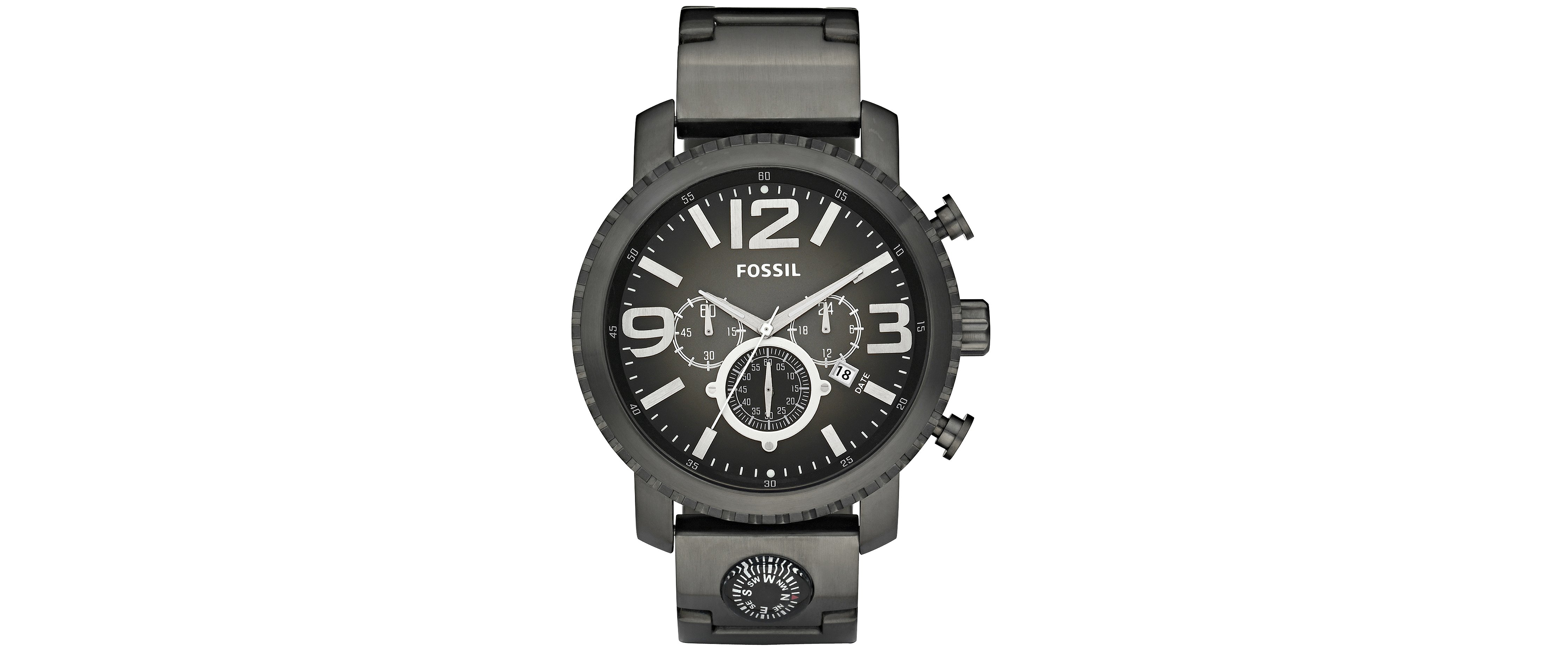 Mens Watches Fossil Stainless Steel Watch Atm Fossil Men's