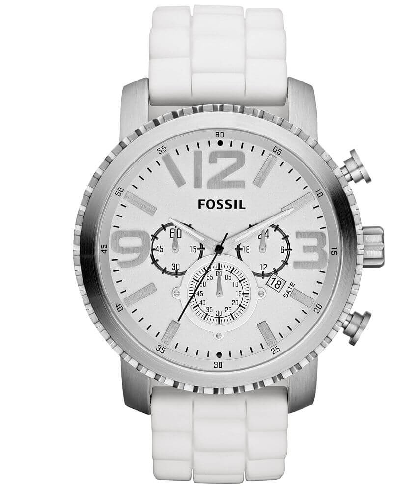 Fossil Silicone Watch front view