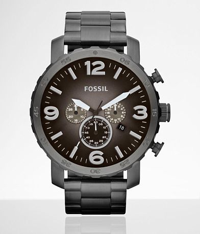 Fossil Machine Watch - Men's Watches in Smoke | Buckle