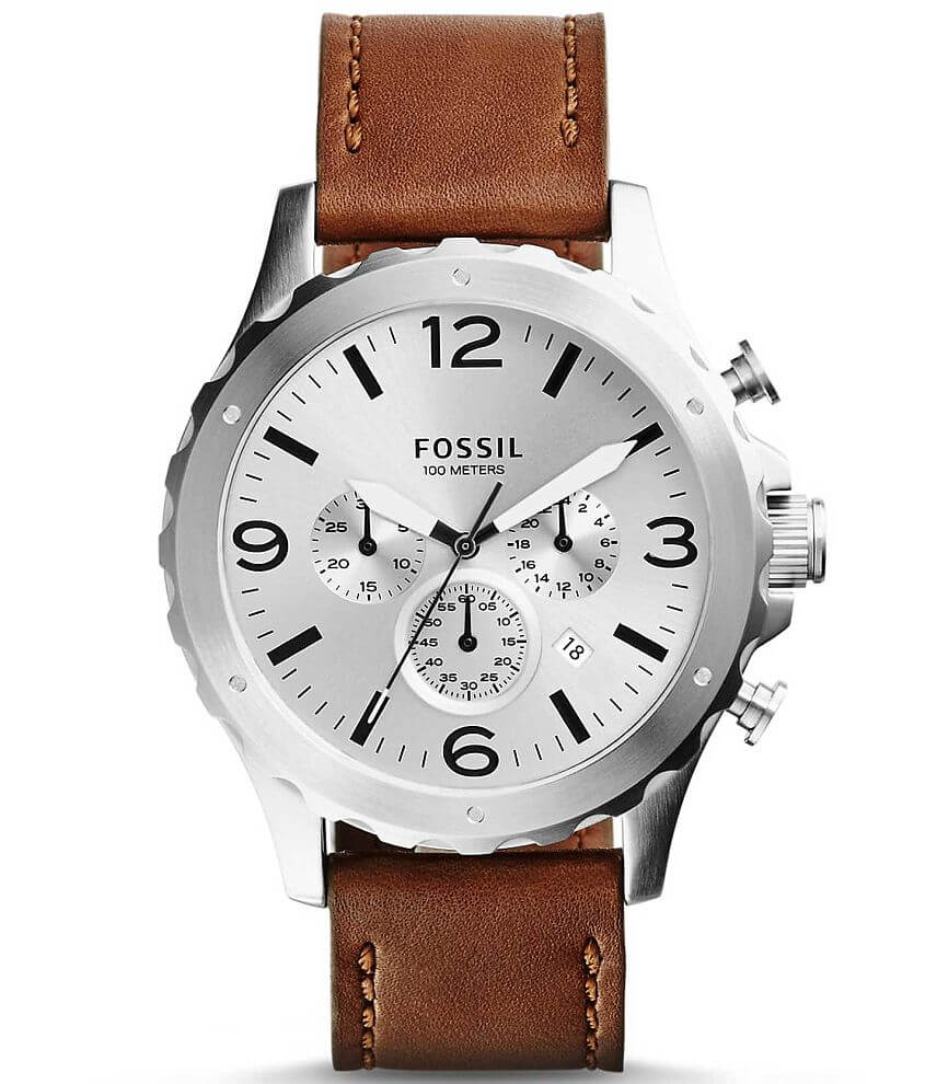 Fossil Nate Watch - Men's Watches in Brown | Buckle