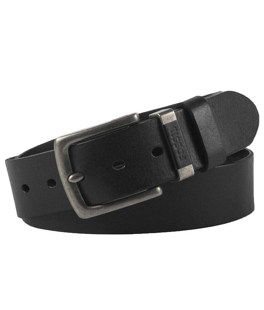 Fossil black outlet belt