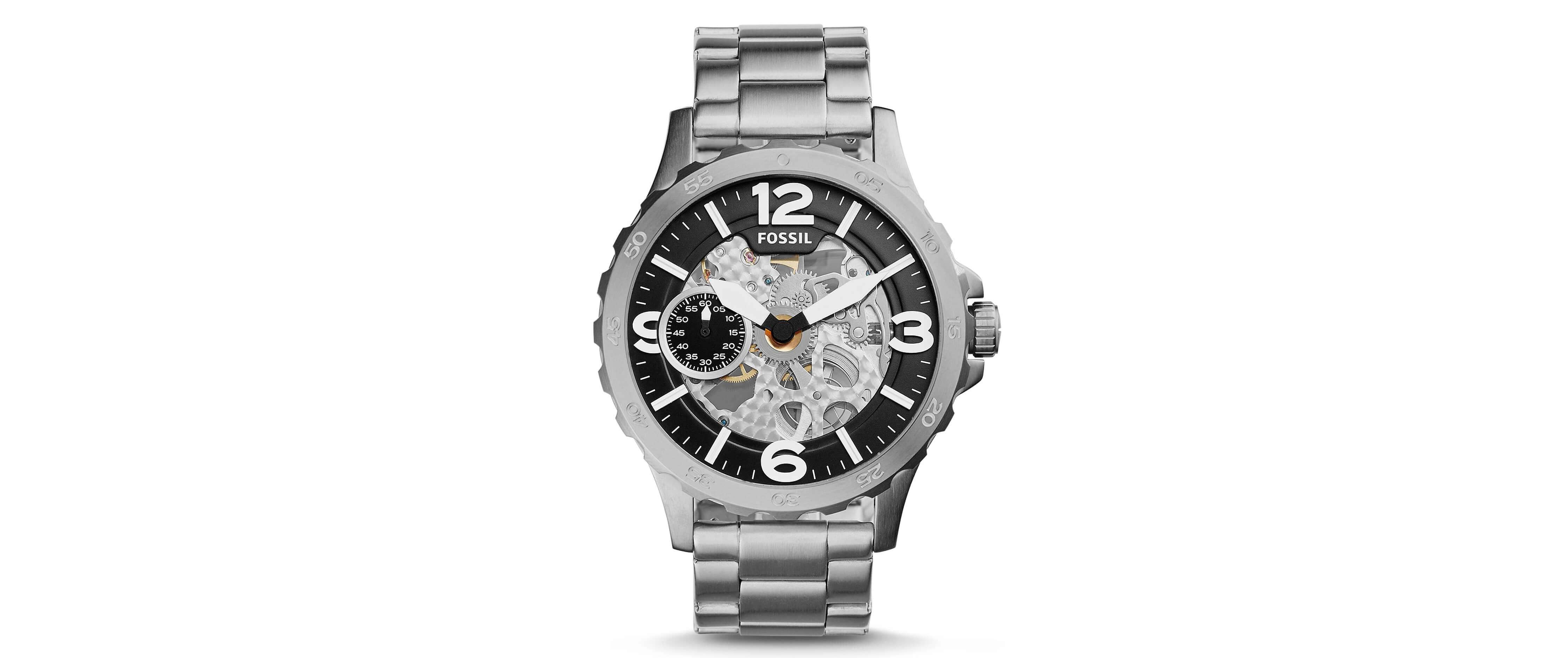 Fossil Nate Watch - Clothing in Silver | Buckle display picture 1