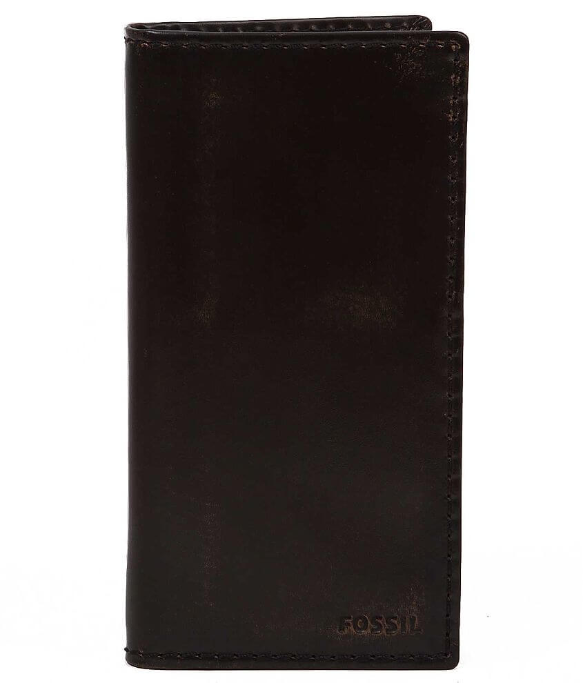 men's black leather wallet with coin pocket — MUSEUM OUTLETS