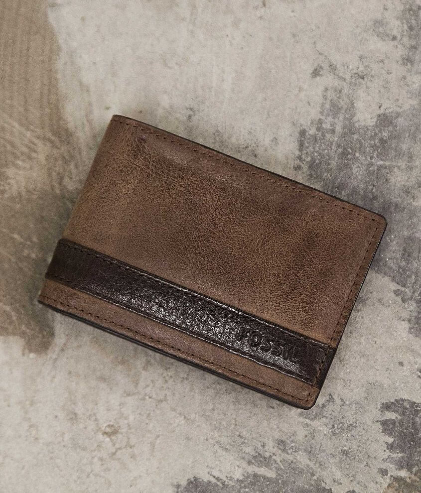 Fossil Men's Leather Bifold Wallet