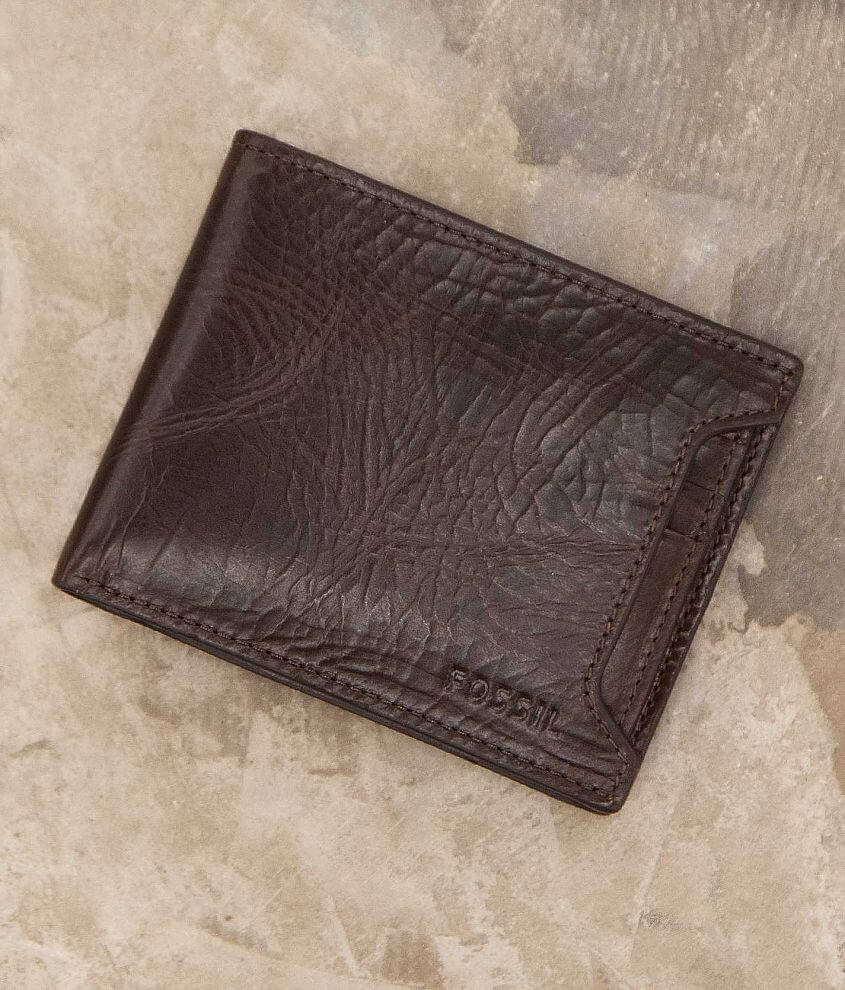 Fossil Derrick RFID Leather Bifold Wallet