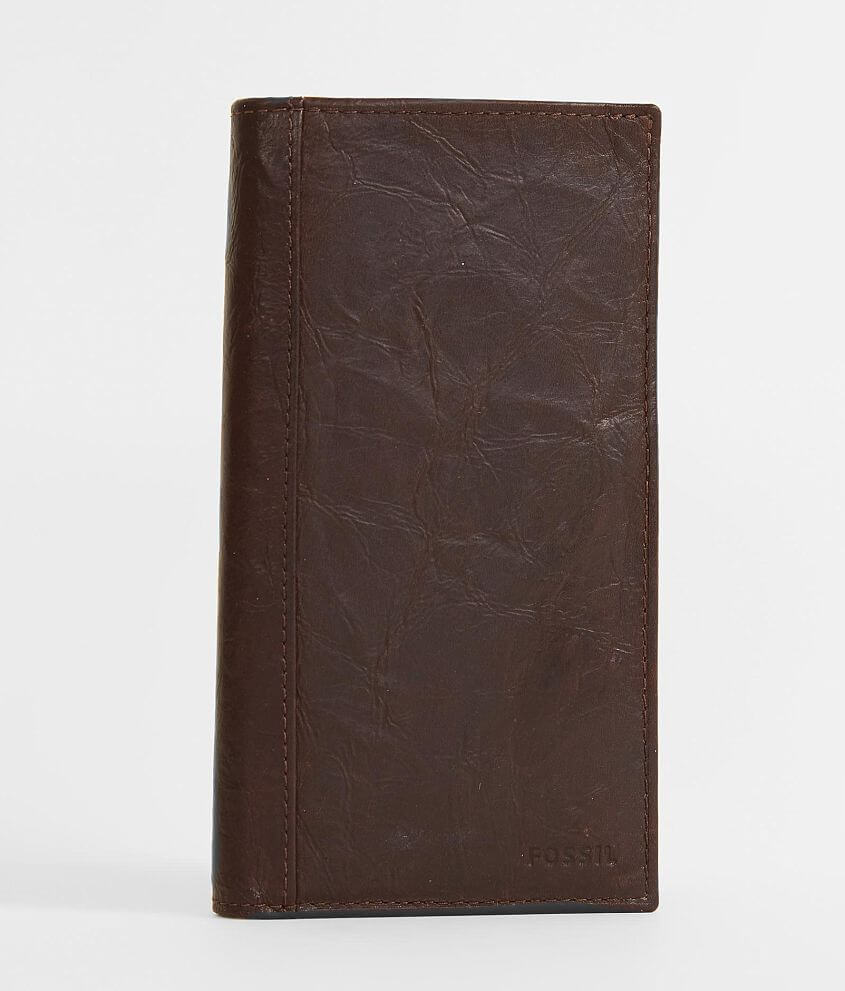 Fossil Neel Executive Leather Wallet - Men's Bags in Brown | Buckle