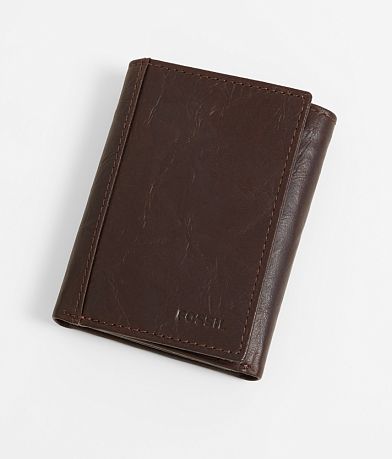 Fossil Neel Leather Wallet front view