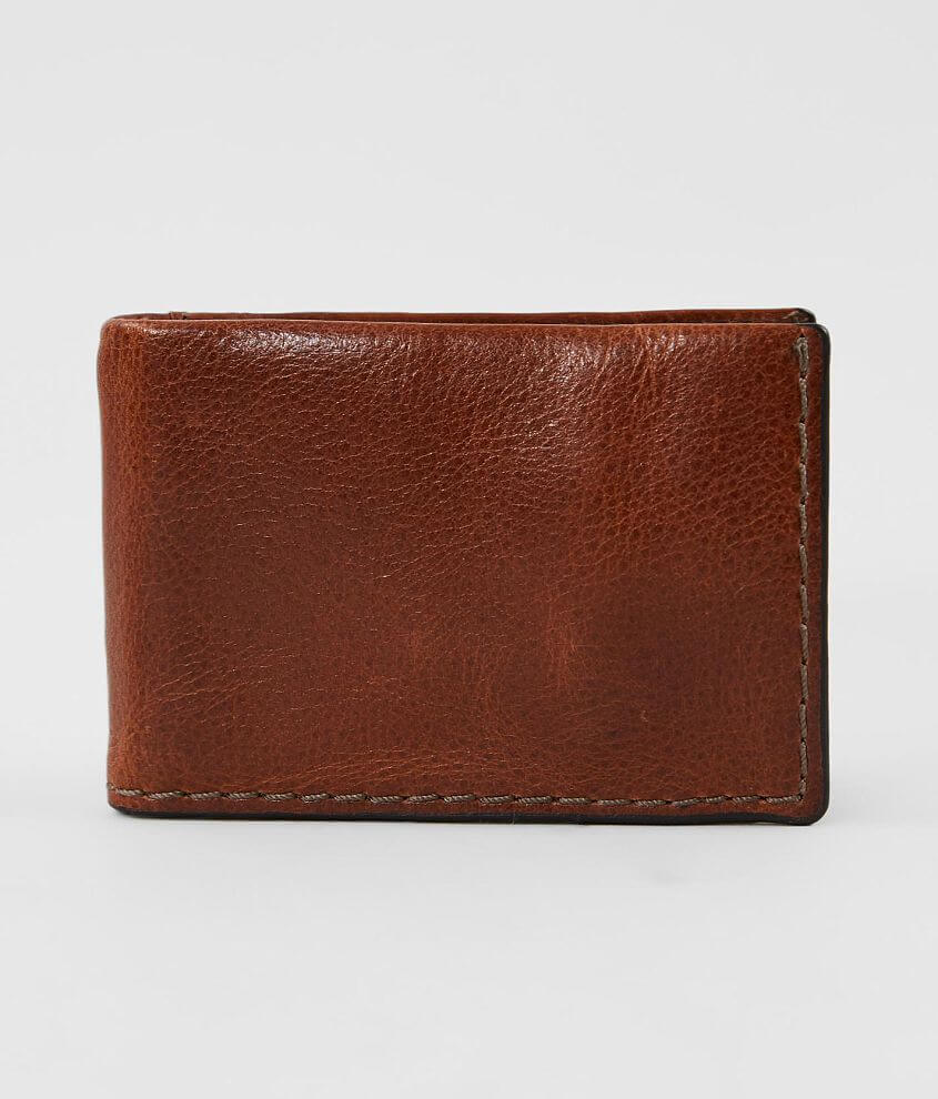 Fossil Beck Leather Money Clip Wallet front view