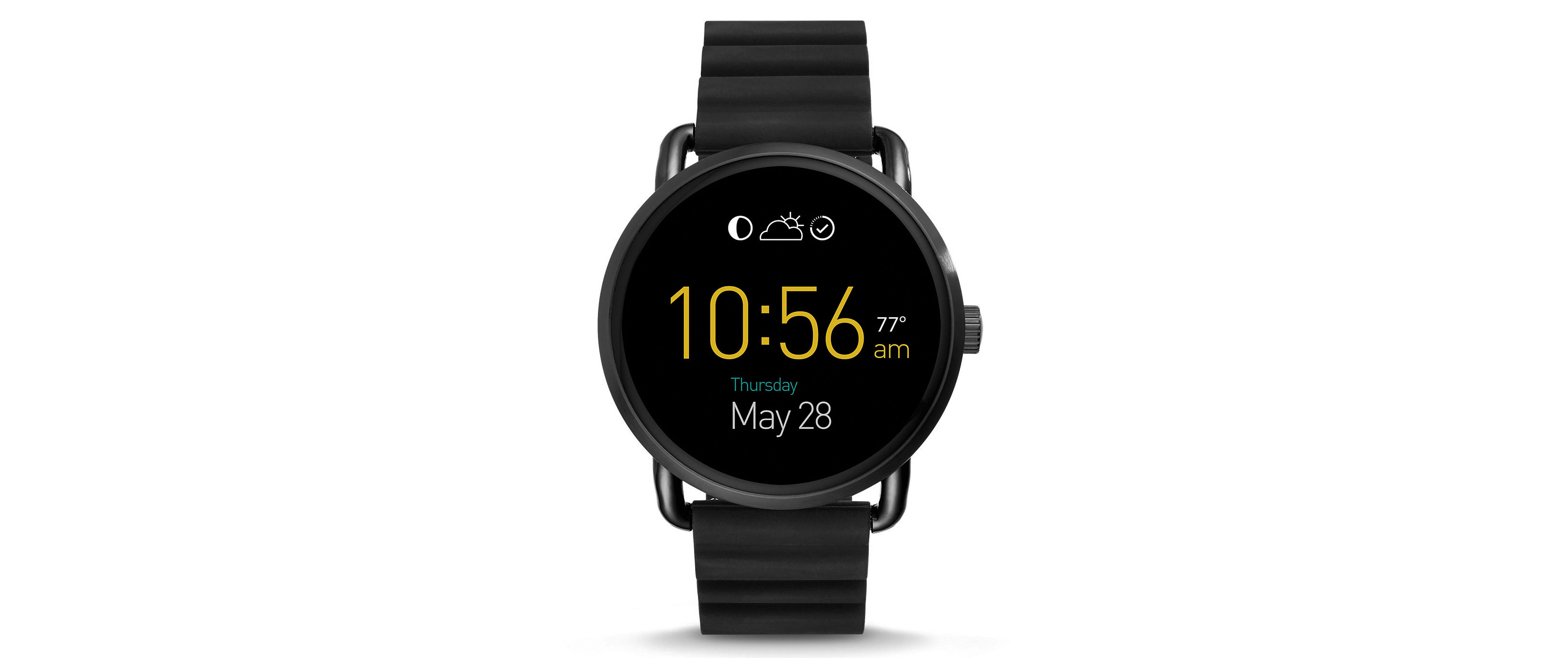 fossil q wander stainless steel touchscreen smartwatch