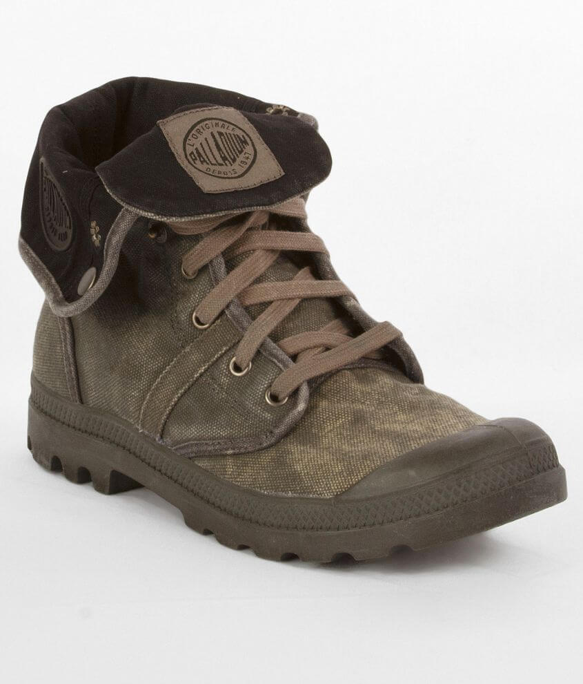 Palladium Pallabrouse Baggy Boot - Men's Shoes in Metal Black | Buckle