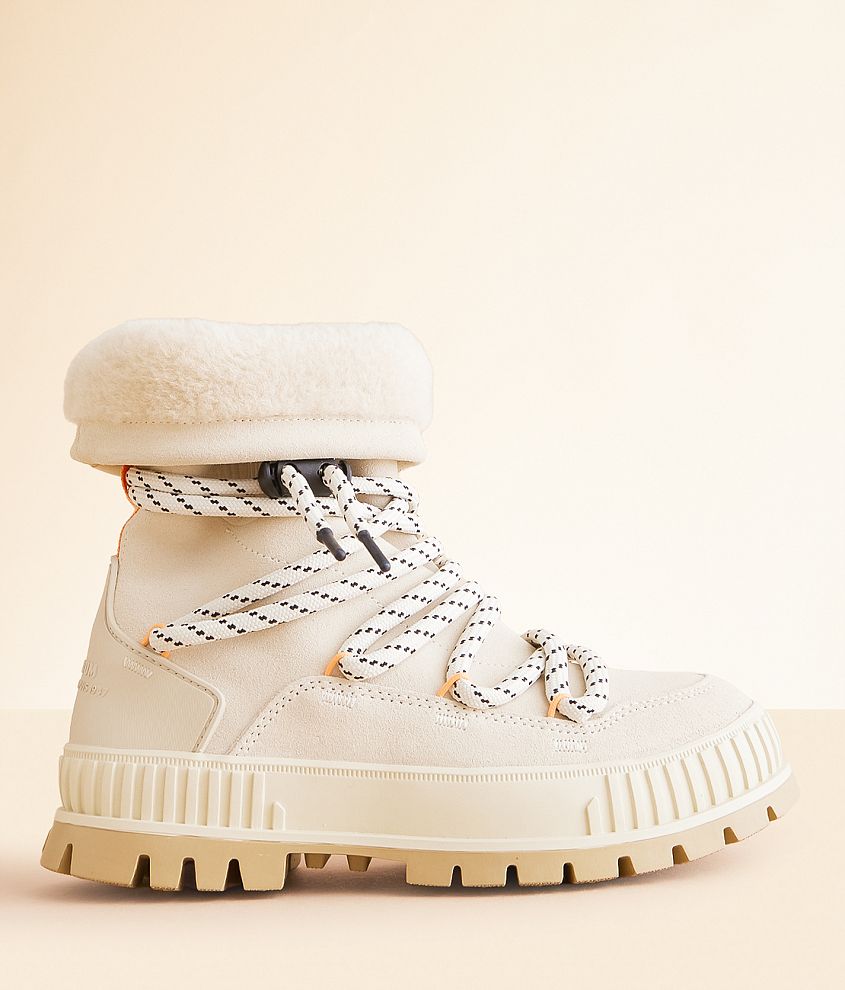 Palladium Boots Womens Pallashock Hiver Almond Milk