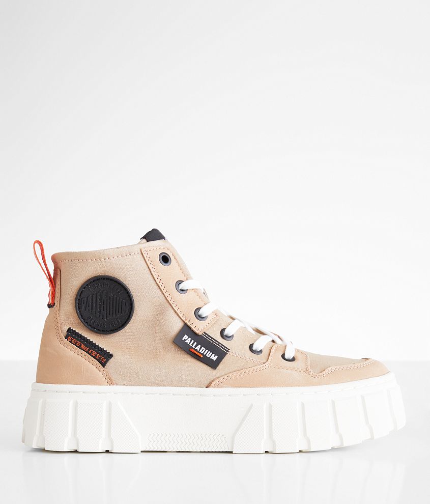 Palladium Pallatower Hi Sneaker - Women's Shoes in Nude Dust | Buckle