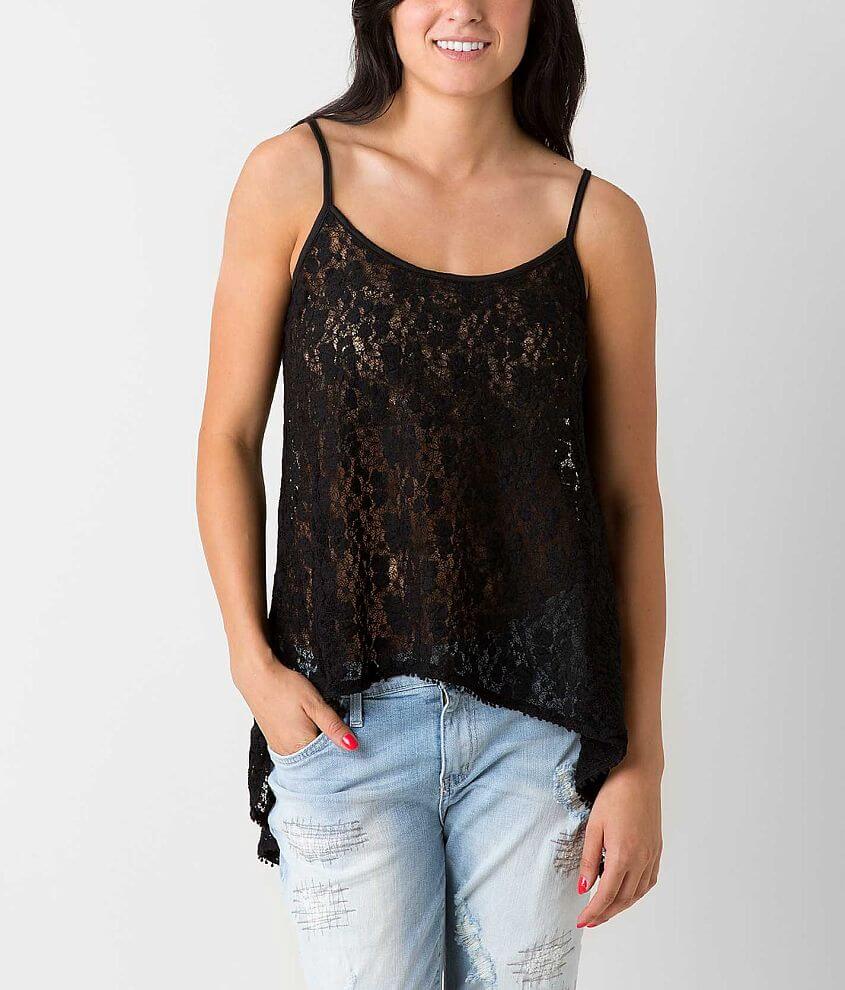 Paper &#43; Tee Lace Tank Top front view