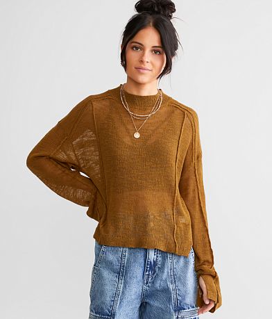 Gilded Intent Boxy Cropped Sweater misc detail 1 view