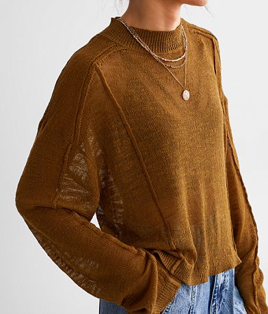 Gilded Intent Boxy Cropped Sweater misc detail 2 view