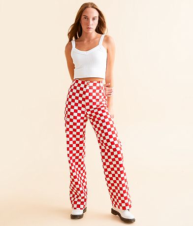 DH Apparel High Rise Wide Leg Checkerboard Pant MISC_DETAIL_1