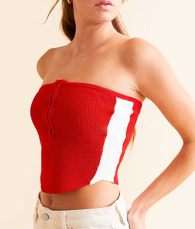 DH Apparel Varsity Striped Tube Top MISC_DETAIL_1
