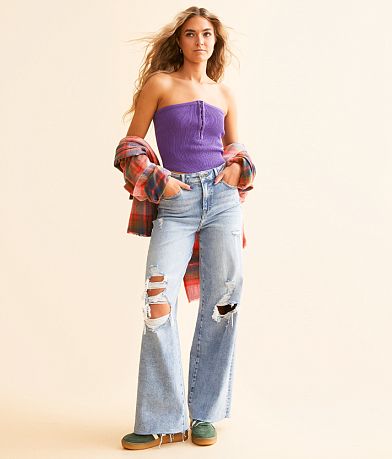 Papermoon Cropped Tube Top misc detail 2 view