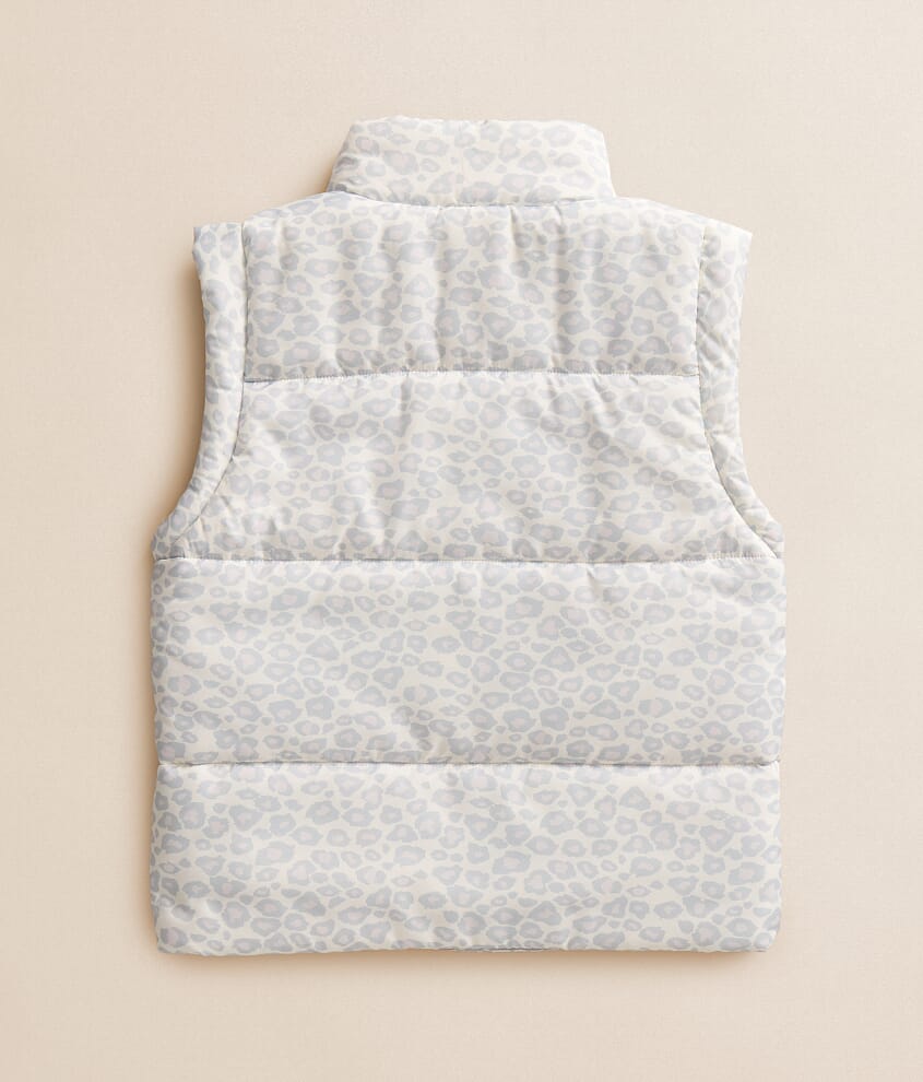 Girls - Cheetah Puffer Vest