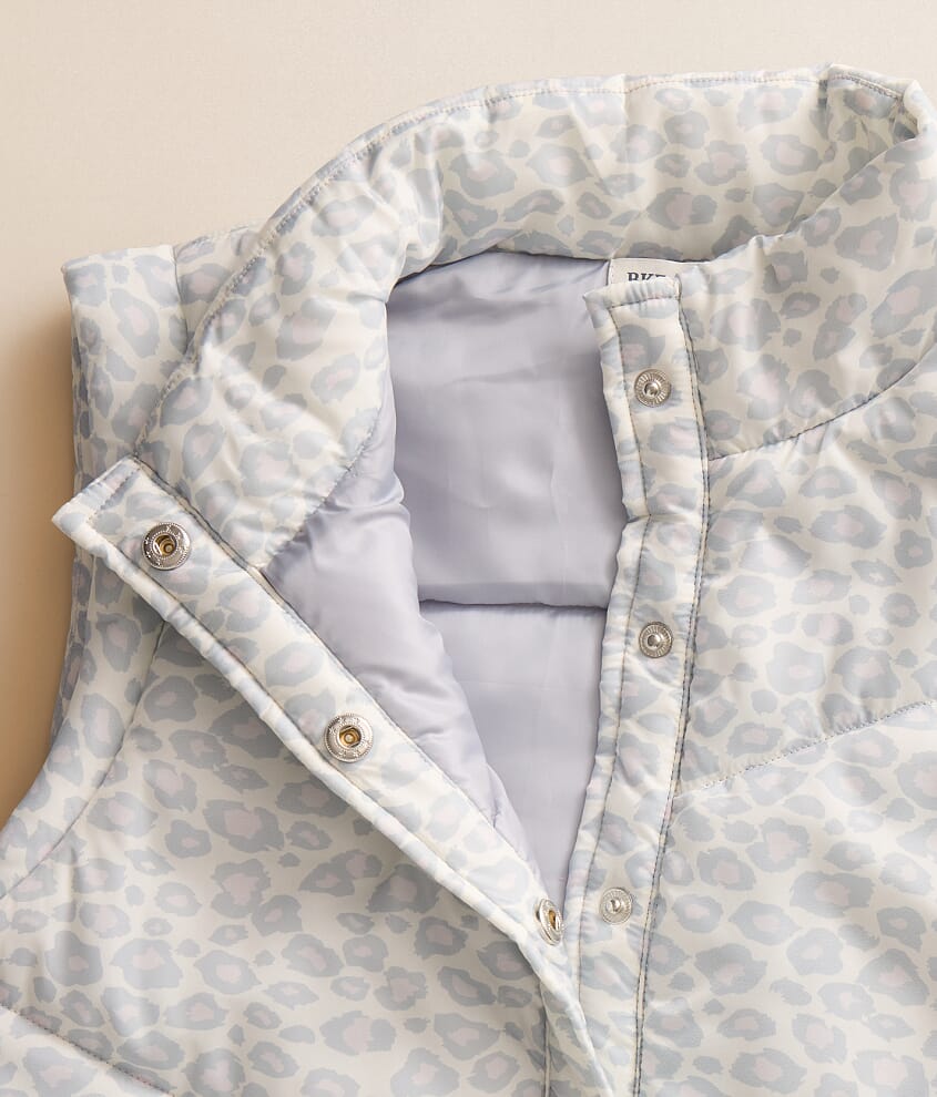 Girls - Cheetah Puffer Vest