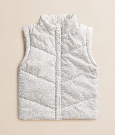 Girls - Cheetah Puffer Vest