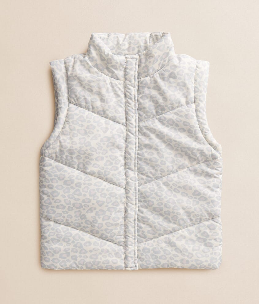 Girls - Cheetah Puffer Vest