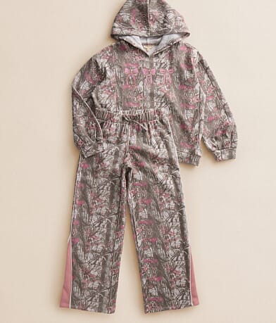 Girls - Camo & Bow Hooded Sweatshirt thumbnail 5
