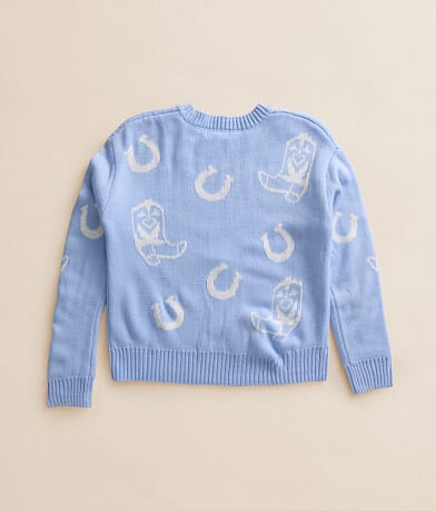 Girls - Horseshoes & Boots Sweater thumbnail 2