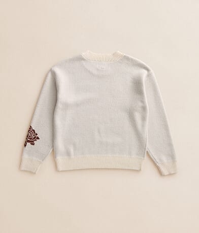 Girls - Horseshoe & Roses Sweater thumbnail 2