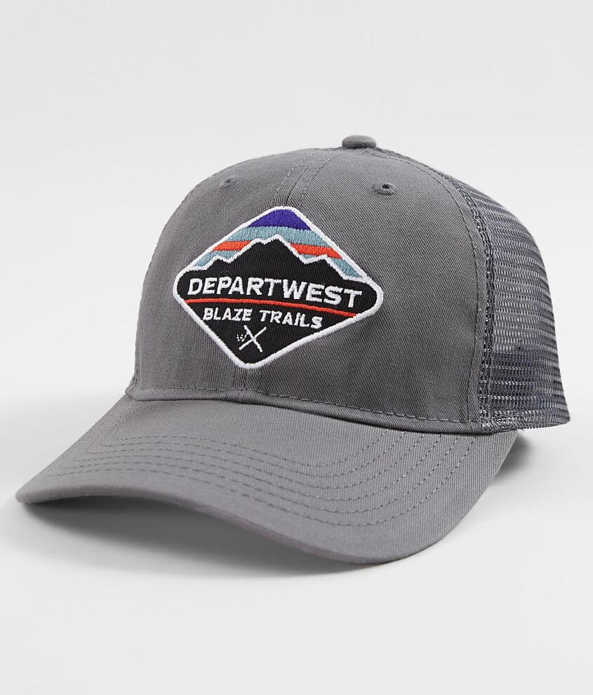 Departwest Blaze Trails Trucker Hat - Men's Hats in Charcoal | Buckle