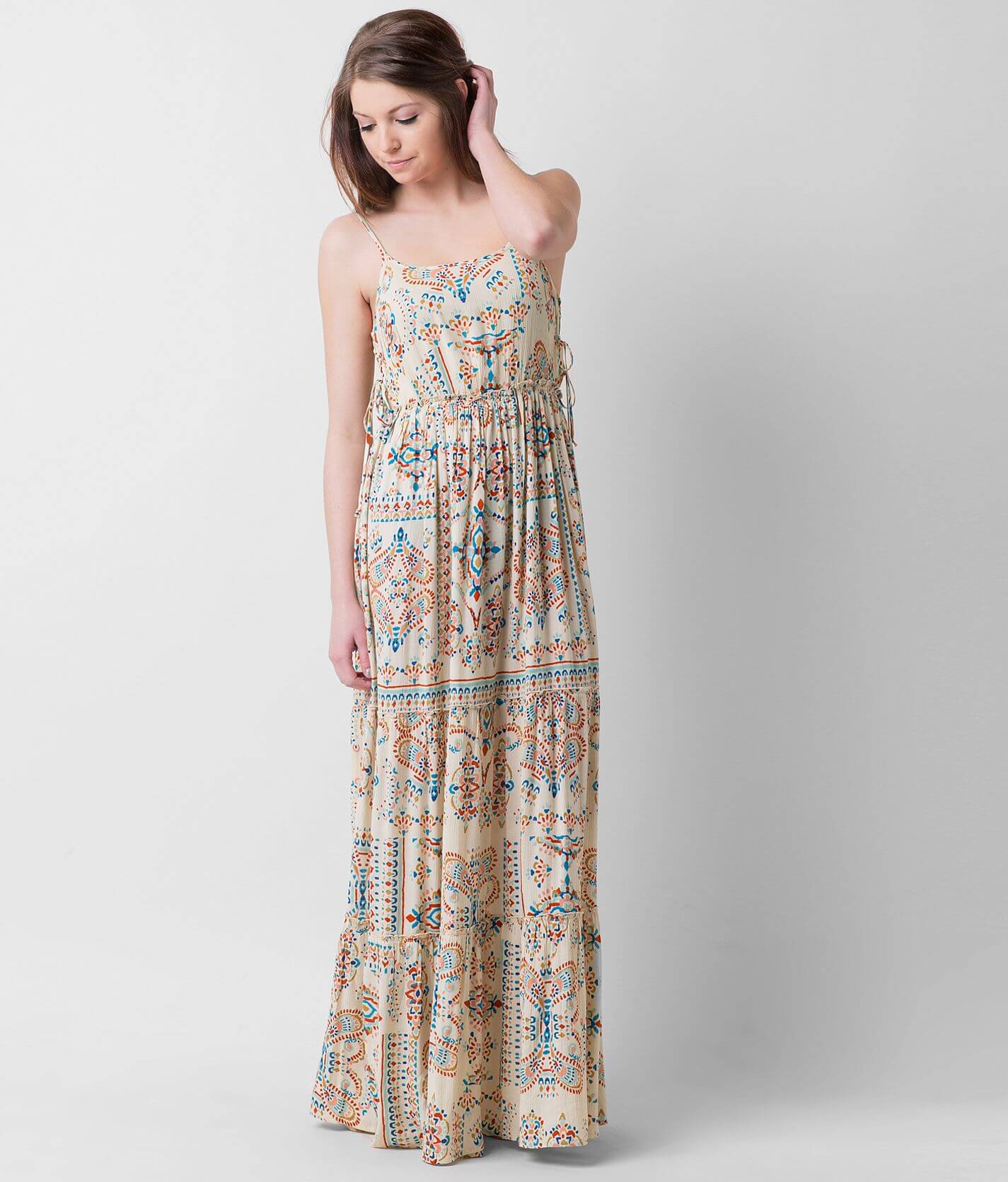 Patrons of Peace Printed Maxi Dress - Clothing in Cream | Buckle