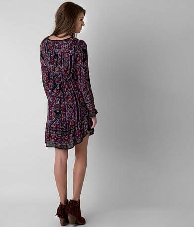Patrons of Peace Printed Dress BACK
