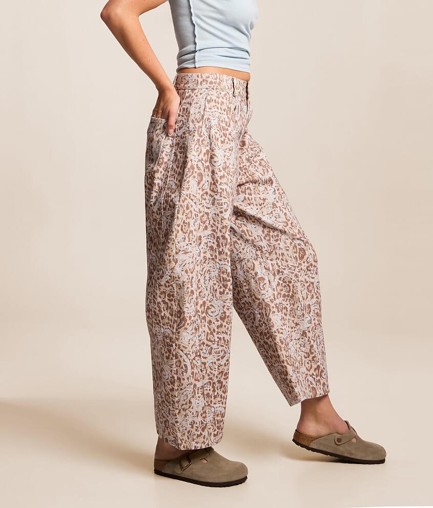 High Rise Barrel Pant