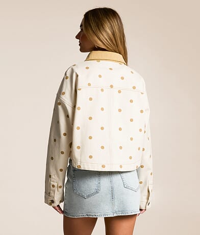 Polka Dot Denim Jacket thumbnail 2
