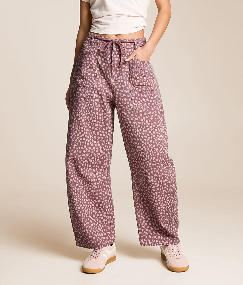 Dot Barrel Pant