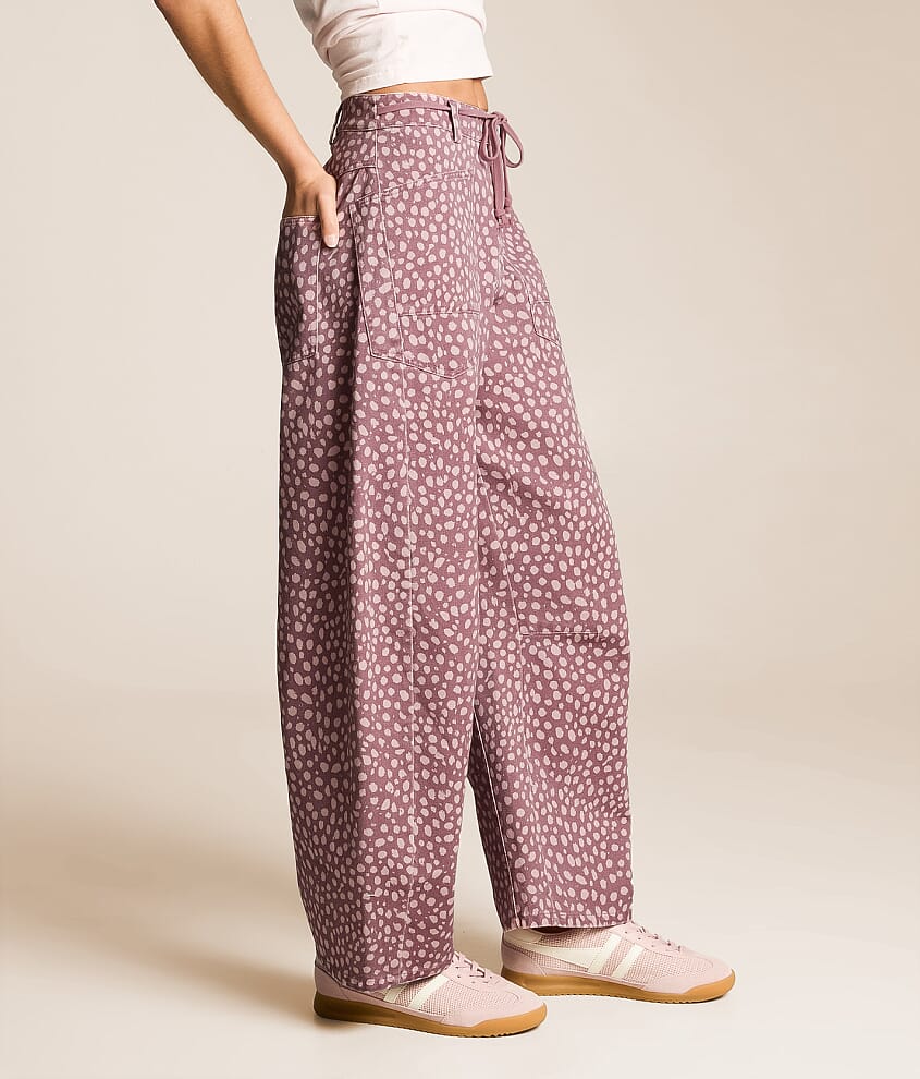 Dot Barrel Pant