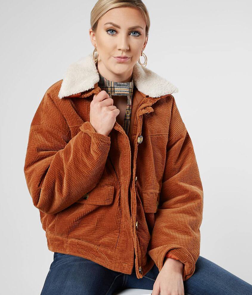 Oversized sale corduroy jacket