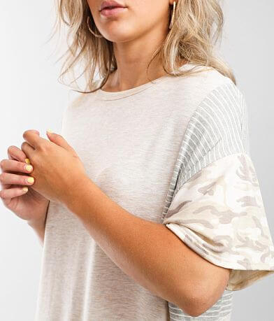BKE Mixed Print T-Shirt MISC_DETAIL_1