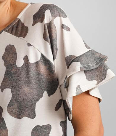 Daytrip Cow Print Top MISC_DETAIL_1
