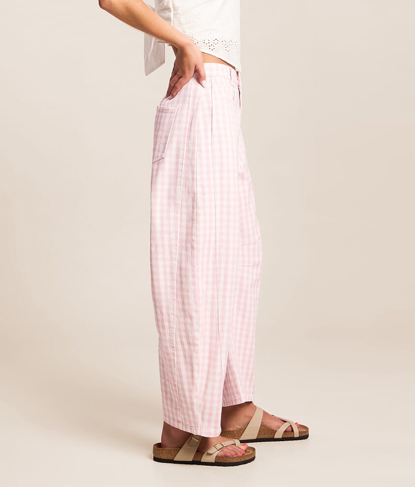 Gingham Barrel Pant - thumbnail 9