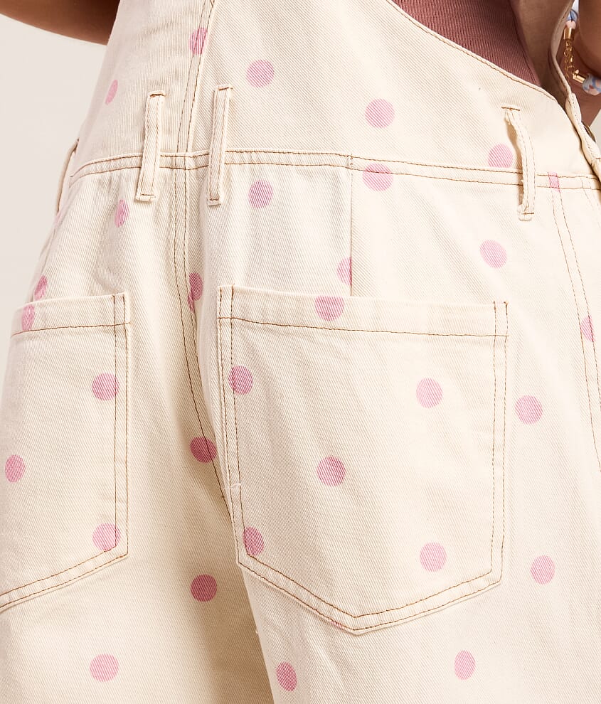 Polka Dot Barrel Overall