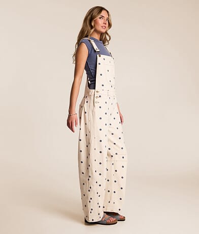 Polka Dot Barrel Overalls thumbnail 3
