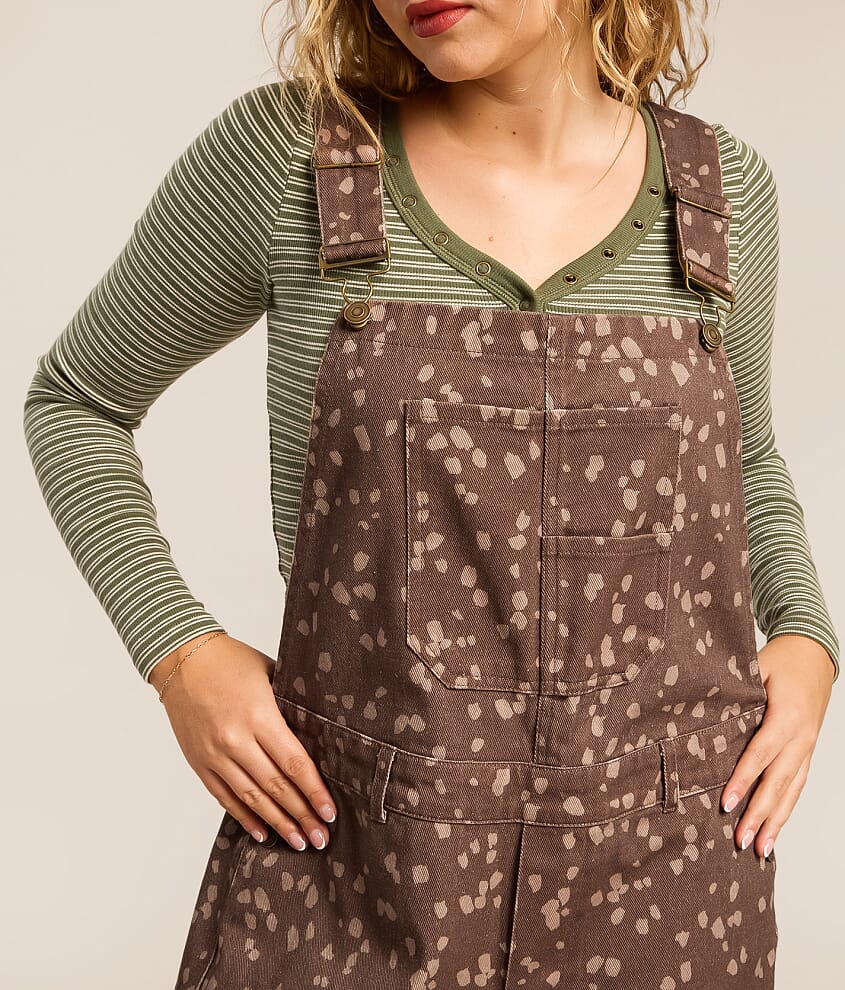 Polka Dot Barrel Overall